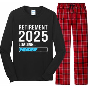 Funny Retirement 2025 Loading Funny Retiring Retired Long Sleeve Pajama Set