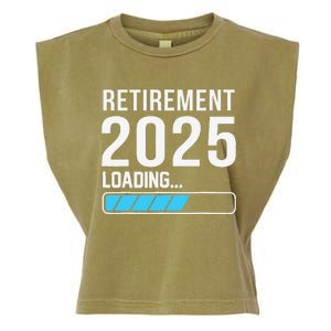 Funny Retirement 2025 Loading Funny Retiring Retired Garment-Dyed Women's Muscle Tee