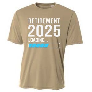 Funny Retirement 2025 Loading Funny Retiring Retired Cooling Performance Crew T-Shirt