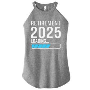 Funny Retirement 2025 Loading Funny Retiring Retired Women's Perfect Tri Rocker Tank