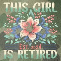 Flower Retired 2025 Not My Problem Anymore Legacy Tie Dye Trucker Hat