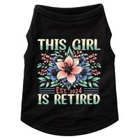 Flower Retired 2025 Not My Problem Anymore Doggie Tank