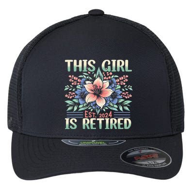 Flower Retired 2025 Not My Problem Anymore Flexfit Unipanel Trucker Cap