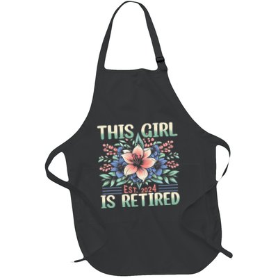 Flower Retired 2025 Not My Problem Anymore Apron