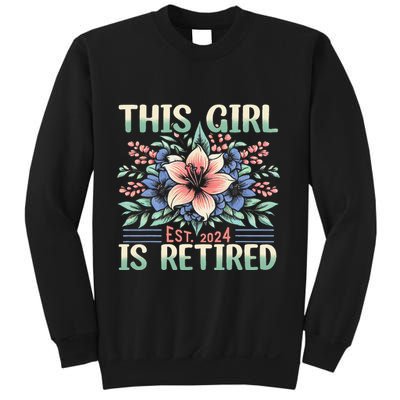 Flower Retired 2025 Not My Problem Anymore Sweatshirt