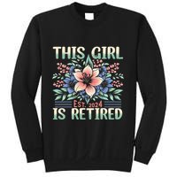Flower Retired 2025 Not My Problem Anymore Sweatshirt