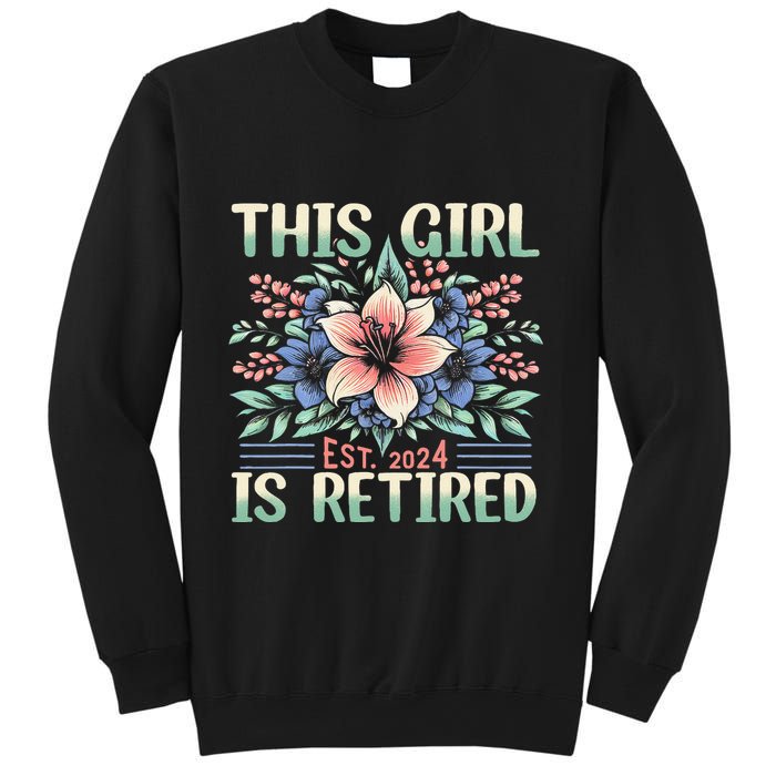 Flower Retired 2025 Not My Problem Anymore Sweatshirt