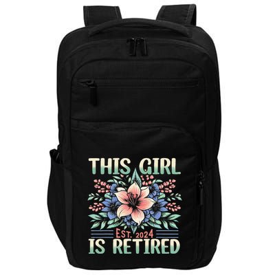 Flower Retired 2025 Not My Problem Anymore Impact Tech Backpack