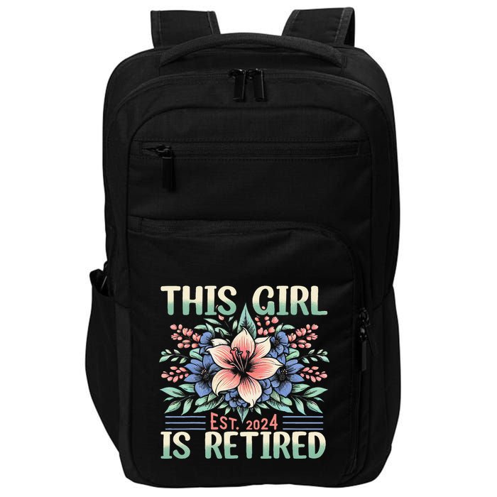 Flower Retired 2025 Not My Problem Anymore Impact Tech Backpack