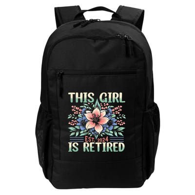 Flower Retired 2025 Not My Problem Anymore Backpack