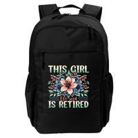 Flower Retired 2025 Not My Problem Anymore Backpack