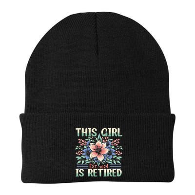 Flower Retired 2025 Not My Problem Anymore Beanie