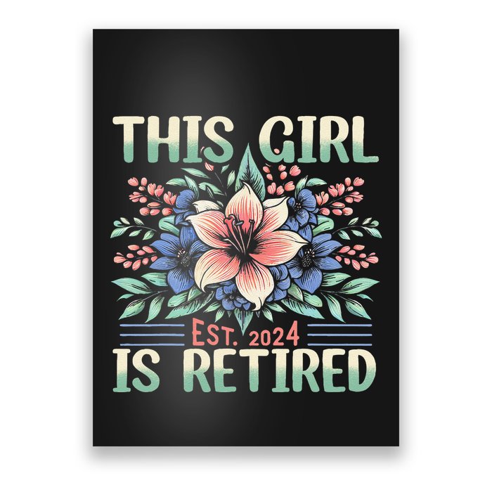Flower Retired 2025 Not My Problem Anymore Poster