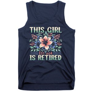 Flower Retired 2025 Not My Problem Anymore Tank Top