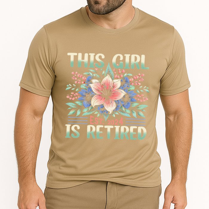 Flower Retired 2025 Not My Problem Anymore Performance Shirt