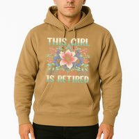 Flower Retired 2025 Not My Problem Anymore Hoodie