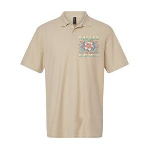 Flower Retired 2025 Not My Problem Anymore Softstyle Adult Sport Polo