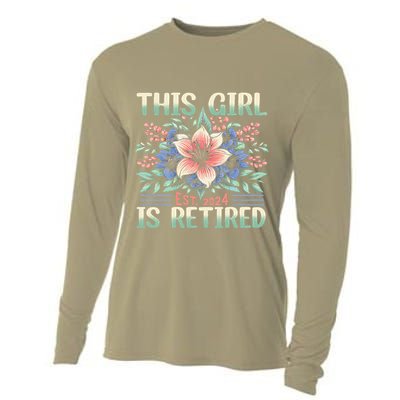Flower Retired 2025 Not My Problem Anymore Cooling Performance Long Sleeve Crew