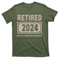 Funny Retired 2024 Not My Problem Anymore T-Shirt