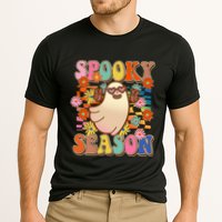 Funny Retro 60s Halloween Spooky Season Hippie Ghost Cooling Performance Crew T-Shirt