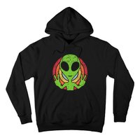 Funny Retro 80S Style Vintage Ufo Lover Alien Space Hoodie