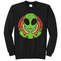 Funny Retro 80S Style Vintage Ufo Lover Alien Space Sweatshirt