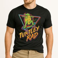 Funny Retro 80's Turtley Rad Skateboarding Turtle Performance Shirt