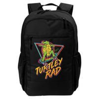 Funny Retro 80's Turtley Rad Skateboarding Turtle Backpack