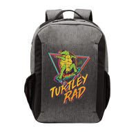 Funny Retro 80's Turtley Rad Skateboarding Turtle Vector Backpack