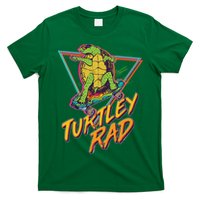 Funny Retro 80's Turtley Rad Skateboarding Turtle T-Shirt