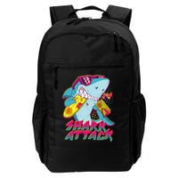 Funny Retro 80s Shark Attack Backpack
