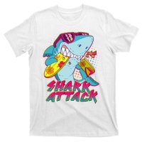 Funny Retro 80s Shark Attack T-Shirt