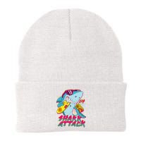 Funny Retro 80s Shark Attack Beanie