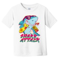 Funny Retro 80s Shark Attack Toddler T-Shirt