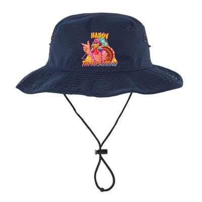 Funny Retro 80s 90s Thanksgiving Turkey Bucket Hat