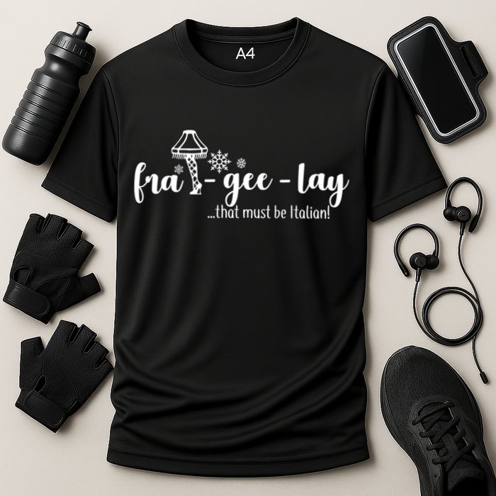 FRA-GEE-LAY That Must Be Italian Cooling Performance Crew T-Shirt