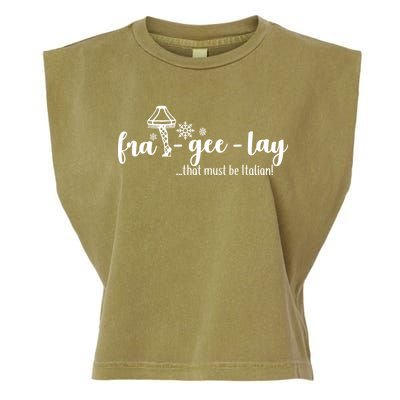 FRA-GEE-LAY That Must Be Italian Garment-Dyed Women's Muscle Tee