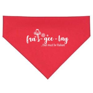 FRA-GEE-LAY That Must Be Italian USA-Made Doggie Bandana