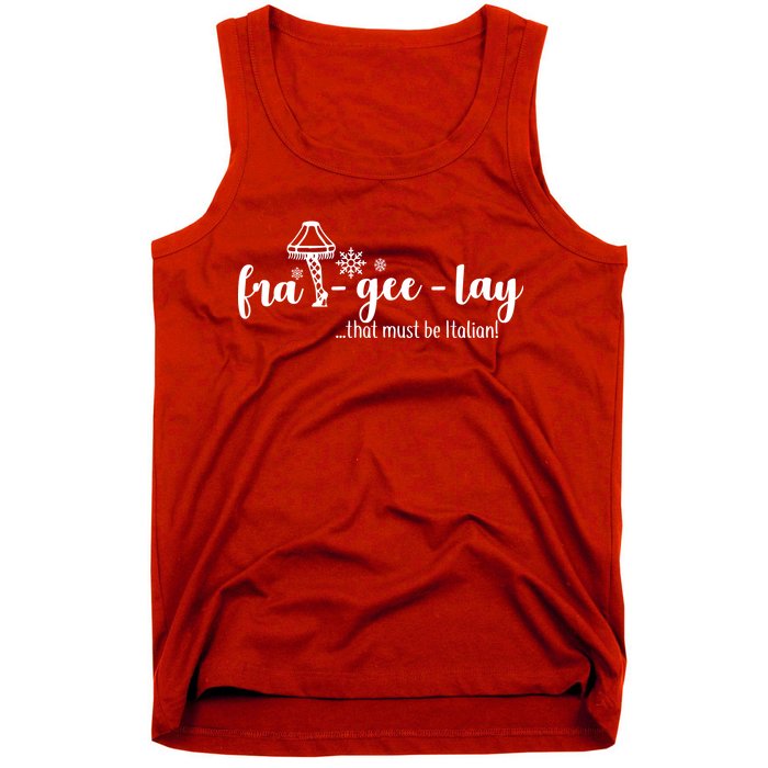 FRA-GEE-LAY That Must Be Italian Tank Top