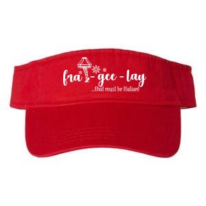 FRA-GEE-LAY That Must Be Italian Valucap Bio-Washed Visor