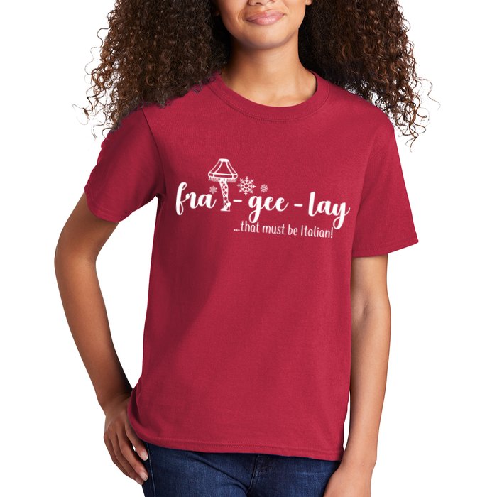 FRA-GEE-LAY That Must Be Italian Kids T-Shirt