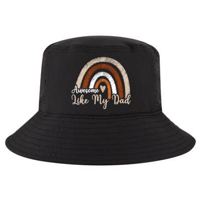 Funny Rainbow Awesome Like My Dad Rainbow Fathers Day Gift Cool Comfort Performance Bucket Hat