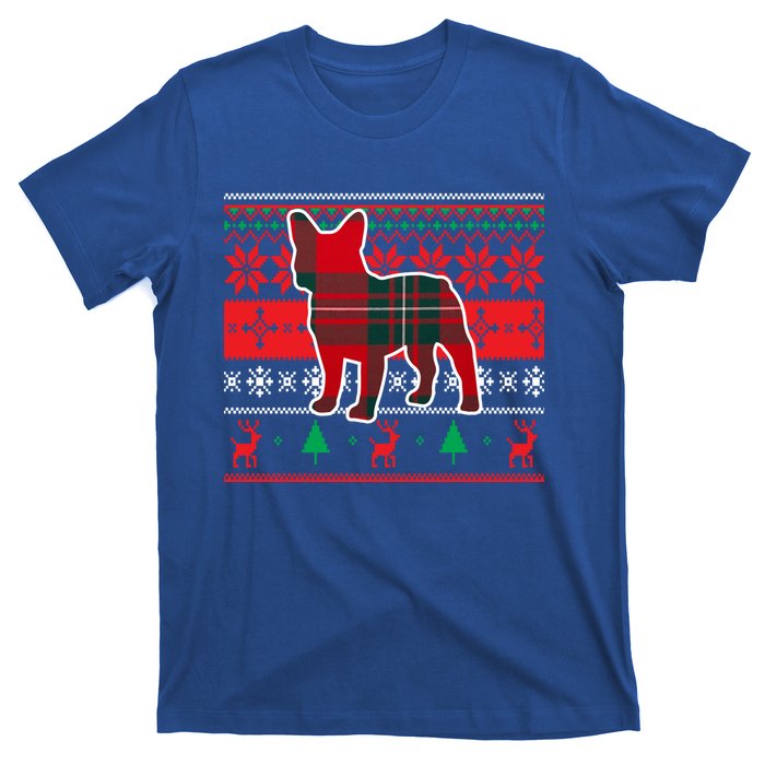 Frenchie Reindeer A Christmas Icon Cute Gift T-Shirt