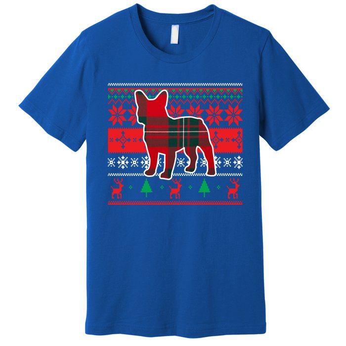 Frenchie Reindeer A Christmas Icon Cute Gift Premium T-Shirt