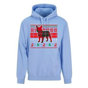 Frenchie Reindeer A Christmas Icon Cute Gift Unisex Surf Hoodie