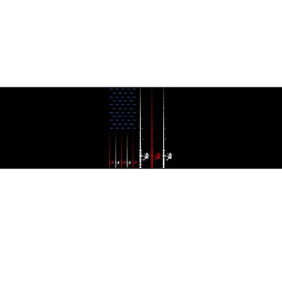 Fishing Rods American Flag Bumper Sticker