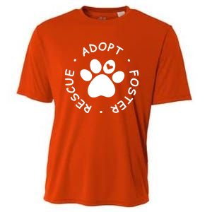 Foster Rescue Adopt Dog Cat Pet Animal Shelter Volunr Gift Cooling Performance Crew T-Shirt