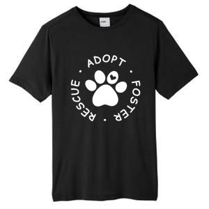 Foster Rescue Adopt Dog Cat Pet Animal Shelter Volunr Gift Tall Fusion ChromaSoft Performance T-Shirt