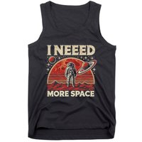 Funny Retro Astronaut In Space Vintage Planet Occupy Mars Tank Top