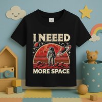 Funny Retro Astronaut In Space Vintage Planet Occupy Mars Toddler T-Shirt